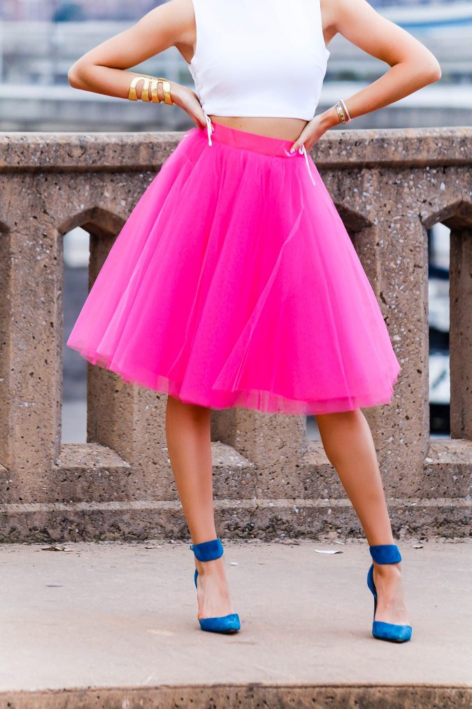 Hot Pink Tulle Skirt Love N Labels